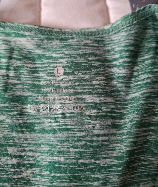 Camiseta sin mangas verde mujer