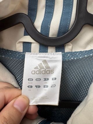 Chaqueta Adidas Azul y Blanca