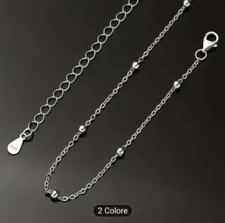 Collana Argento 925 Sterling con Perline