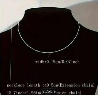 Collana Argento 925 Sterling con Perline