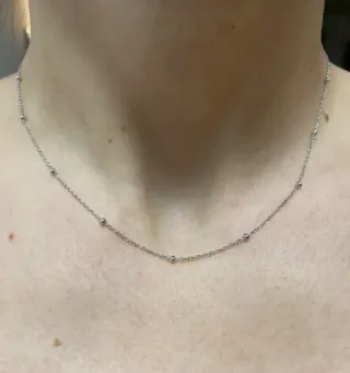 Collana Argento 925 Sterling con Perline