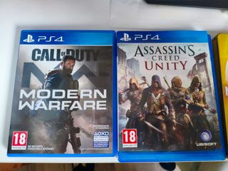Pack 6 juegos de PS4 originales y caja original