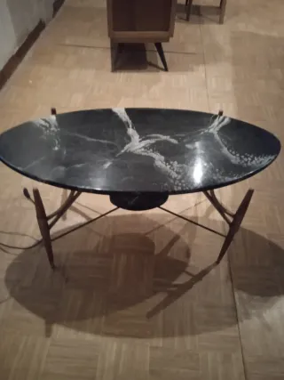Mesa Centro Ovalada Antigua