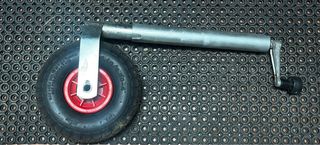 Rueda jockey hinchable para remolque o caravana