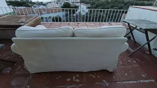 Sofá 2 plazas Ikea blanco