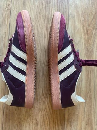 Adidas Samba Mujer Morado y Beige