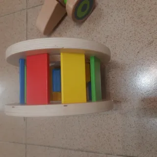 HAPE gioco legno Lumaca delle forme trainabile