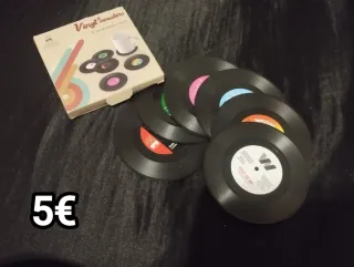 Posavasos Vinilo Set 6