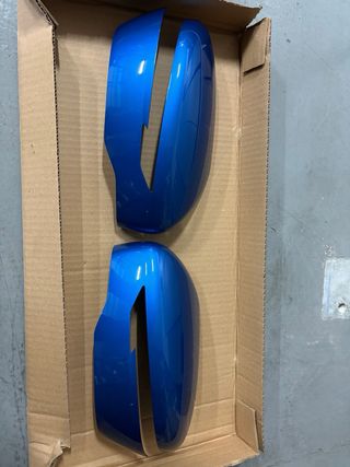 Carcasa Retrovisor Nissan Juke F15 Naranja y azul