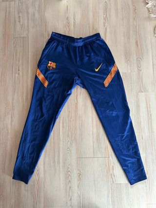 Pantalón mallas entrenamiento Barça Nike azul