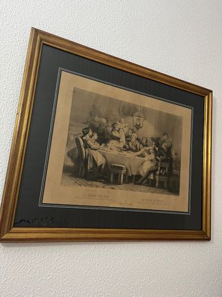 Litografía Le Gâteau du Roi