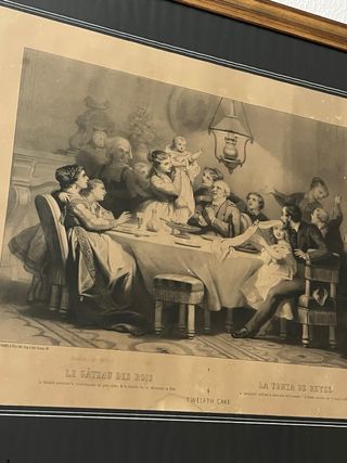 Litografía Le Gâteau du Roi