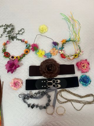 Conjunto Fiesta Temática Hippie lote completo