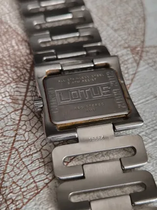 Reloj Lotus Mujer Cromado Acero Inoxidable
