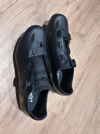 Zapatos Ciclismo Carretera Negro Talla 42