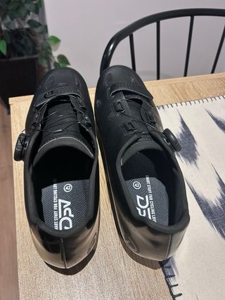 Zapatos Ciclismo Carretera Negro Talla 42