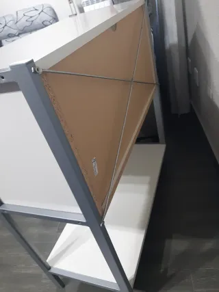 Aparador consola cristal metal Ikea