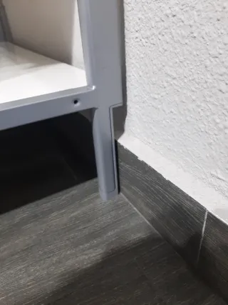 Aparador consola cristal metal Ikea