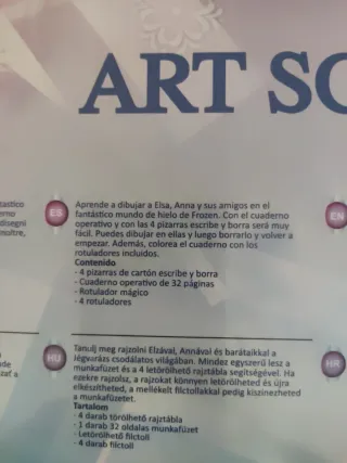 Juego Art School Frozen Lisciani