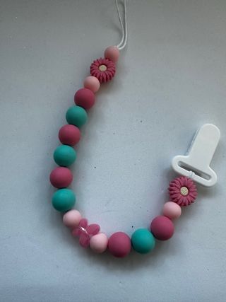 Prendedor de chupeta de silicone