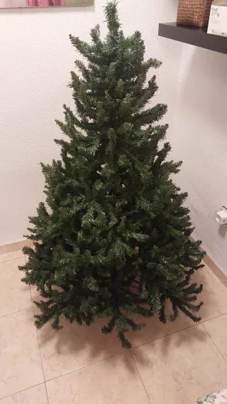 Árbol de Navidad artificial verde 1,5cm