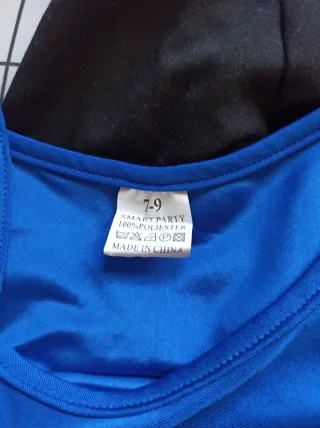 Body de ballet azul con tutú