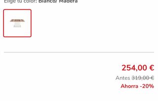 Mesa comedor extensible madera y metal