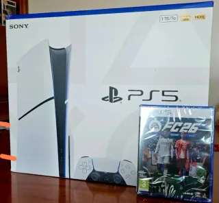 Consola Sony PS5 Slim Disco Blanca