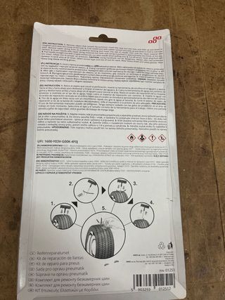 Kit Reparación Pinchazos Coche Nuevo