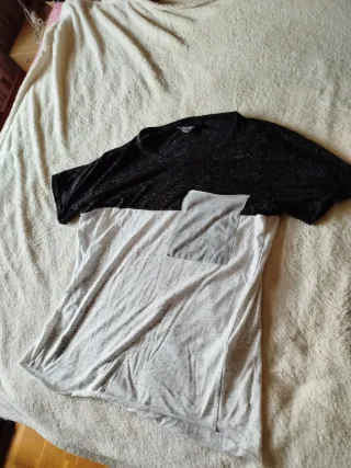 Camiseta Pull and Bear bicolor