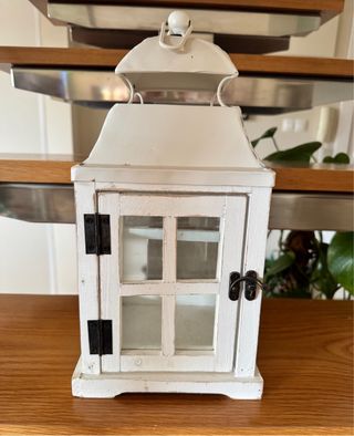 Farolillo Decorativo Blanco Zara Home