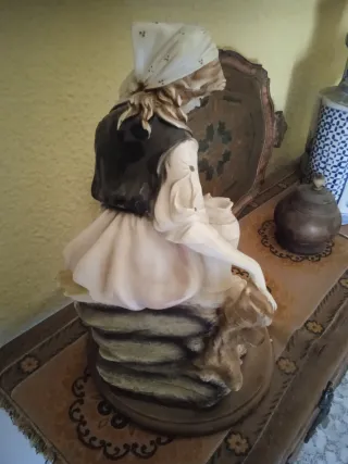 Figura Mujer Campesina Cerámica