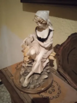 Figura Mujer Campesina Cerámica