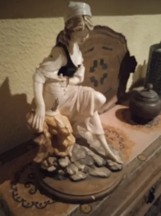 Figura Mujer Campesina Cerámica