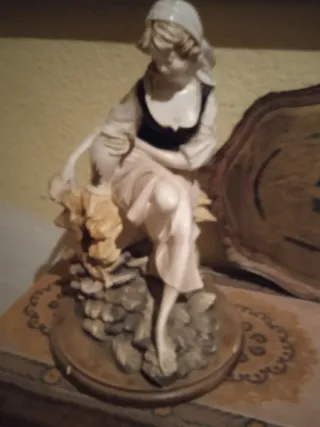 Figura Mujer Campesina Cerámica