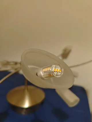 Lámpara de techo moderna plateada