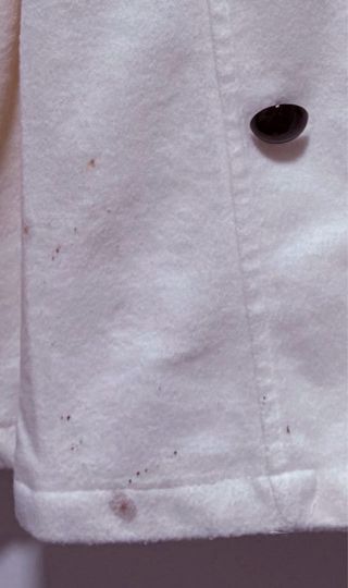 Abrigo coreano invierno blanco