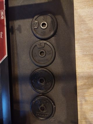 Banco de pesas todo incluido
