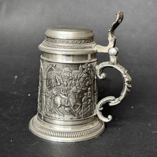 Jarra y vasos miniaturas alemanas Zinc.