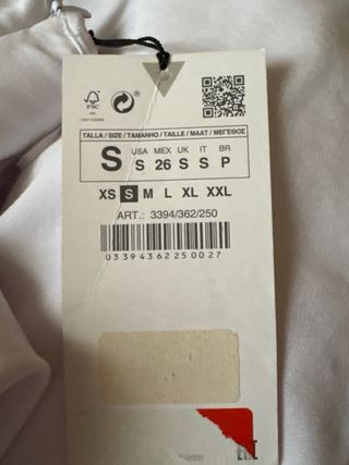 Vestido blanco tirantes cruzados