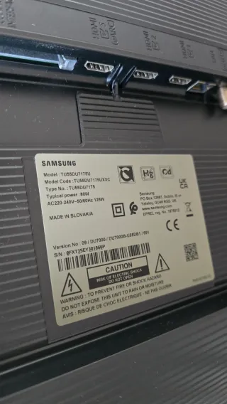 Televisor Samsung Negro 	TV LED 55" - Samsung TU55