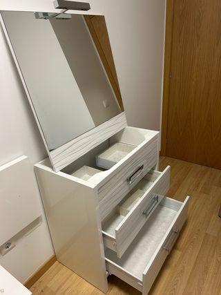 Mueble de baño con espejo 80cm