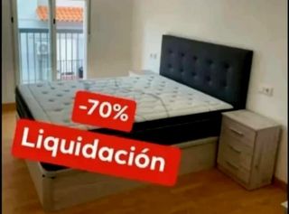 Canapé cama individual blanco y negro