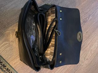 Bolso de mano con estampado de leopardo