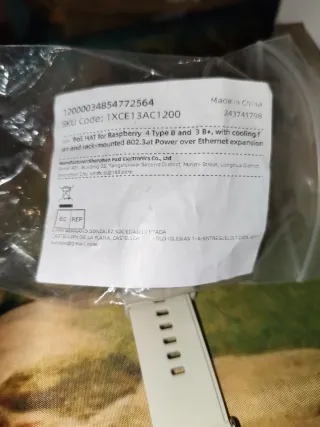 Spotpear RPi POE A HAT Raspberry Pi 4 2 piezas