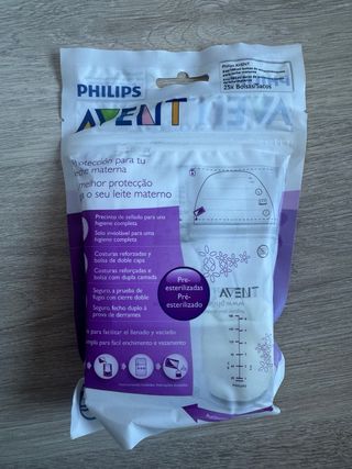 Bolsas Leche Materna Philips Avent 25 uds
