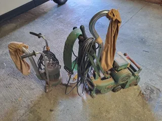 Pulidora de parquet profesional y orilladora