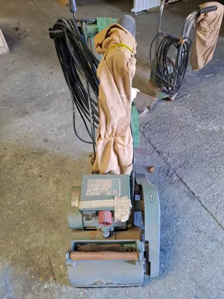 Pulidora de parquet profesional y orilladora