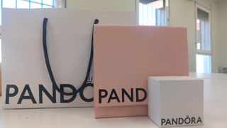 Pandora Anillo,Pulsera,Bolsa Rosa