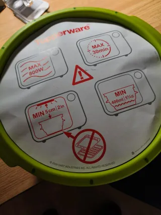 Vaporera Tupperware Verde